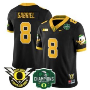 Dillon Gabriel  #8 Oregon Ducks Big Ten Champions Patch   Black