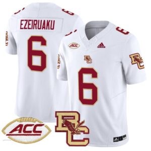Donovan Ezeiruaku  #6 Boston College Eagles 2024 Vapor Patch   White