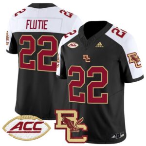 Doug Flutie  #22 Boston College Eagles 2024 Vapor   Black Alternate