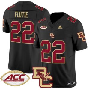 Doug Flutie  #22 Boston College Eagles 2024 Vapor Patch   Black