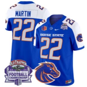 Doug Martin  #22 Boise State Broncos Championship Vapor   Royal Alternate