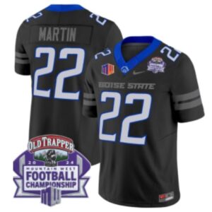 Doug Martin  #22 Boise State Broncos Championship Vapor Patch   Black
