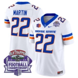 Doug Martin  #22 Boise State Broncos Championship Vapor Patch   White