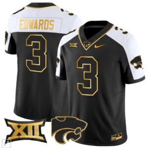 Dylan Edwards  #3 Kansas State Wildcats Vapor College   - Black Alternate