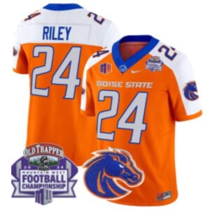 Dylan Riley  #24 Boise State Broncos Championship Vapor   Orange Alternate