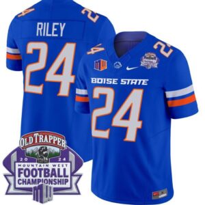 Dylan Riley  #24 Boise State Broncos Championship Vapor Patch   Royal