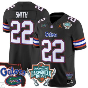 Emmitt Smith  #22 Florida Gators Gasparilla Bowl Vapor   Black