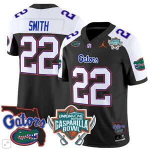 Emmitt Smith  #22 Florida Gators Gasparilla Bowl Vapor   Black Alternate
