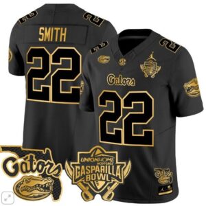 Emmitt Smith  #22 Florida Gators Gasparilla Bowl Vapor   Black Gold
