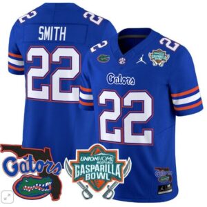 Emmitt Smith  #22 Florida Gators Gasparilla Bowl Vapor   Royal