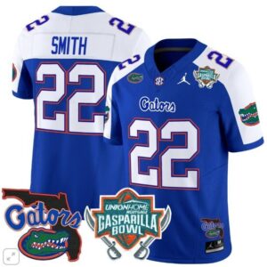 Emmitt Smith  #22 Florida Gators Gasparilla Bowl Vapor   Royal Alternate