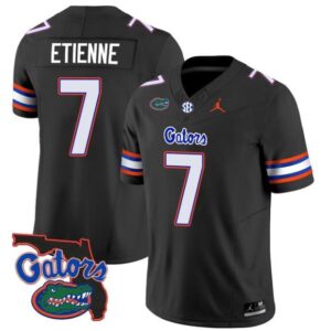 Etienne  #7 Florida Gators Vapor Patch College   Black