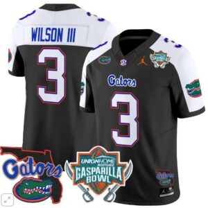 Eugene Wilson III  #3 Florida Gators Gasparilla Bowl Vapor   Black Alternate