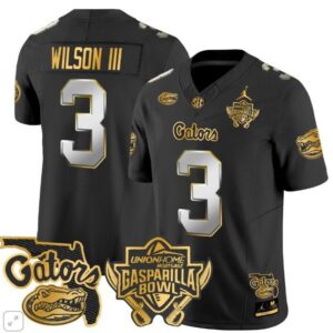 Eugene Wilson III  #3 Florida Gators Gasparilla Bowl Vapor   Black Limited