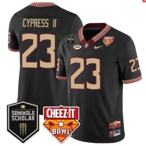 F. Cypress II  #23 Florida State Seminoles Scholar Cheezit Bowl Vapor   Black