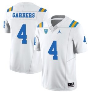 Garbers  #4 UCLA Bruins Home Vapor Patch College  All  White