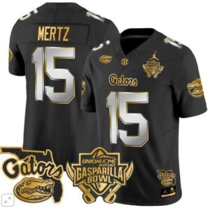 Graham Mertz  #15 Florida Gators Gasparilla Bowl Vapor   Black Limited