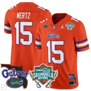 Graham Mertz  #15 Florida Gators Gasparilla Bowl Vapor   Orange