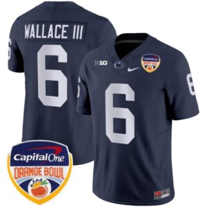 H. Wallace III  #6 Penn State Nittany Lions Orange Bowl Patch   Navy