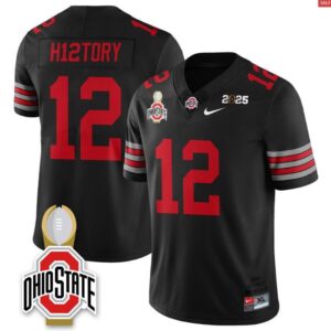 H12TORY  #12 Ohio State Buckeyes 2025 National Champions   Black