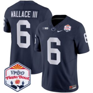 Harrison Wallace III  #6 Penn State Nittany Lions Fiesta Bowl Patch   Navy