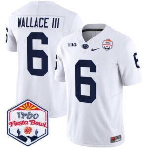 Harrison Wallace III  #6 Penn State Nittany Lions Fiesta Bowl Patch   White