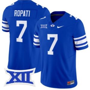 Hinckley Ropati  #7 BYU Cougars Vapor 12 Patch College   Royal