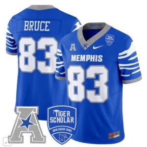 Isaac Bruce  #83 Memphis Tigers Vapor Patch College  All  Royal Blue