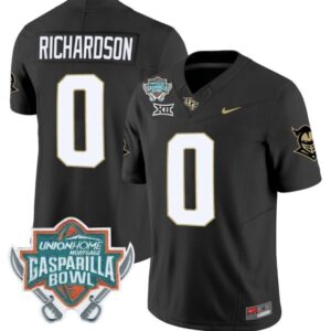 J. Richardson  #0 UCF Knights Gasparilla Bowl Vapor Patch   Black