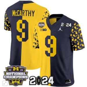J.J. McCarthy  #9 Michigan Wolverines 2024 Michigan State Style Vapor  Split