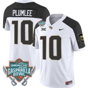 J.R. Plumlee  #10 UCF Knights Gasparilla Bowl Vapor Patch   White Alternate