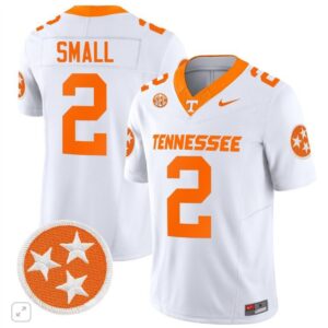 Jabari Small  #2 Tennessee Volunteers Home Vapor SEC Patch College   White