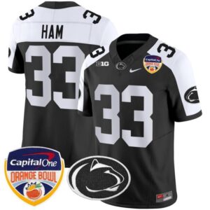 Jack Ham  #33 Penn State Nittany Lions Orange Bowl Patch   Black Alternate