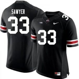Jack Sawyer  #33 Ohio State Buckeyes Home Vapor Patch   Black