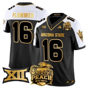 Jake Plummer  #16 Arizona State Sun Devils 2025 Peach Bowl   Black Alternate