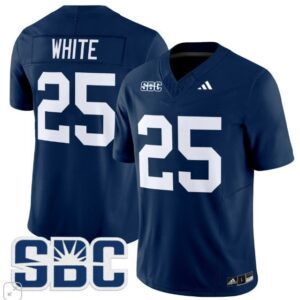 Jalen White  #25 Georgia Southern Eagles Vapor Patch College   Navy
