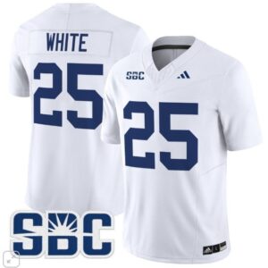 Jalen White  #25 Georgia Southern Eagles Vapor Patch College   White