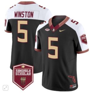 Jameis Winston  #5 Florida State Seminoles Scholar Vapor   Black Alternate