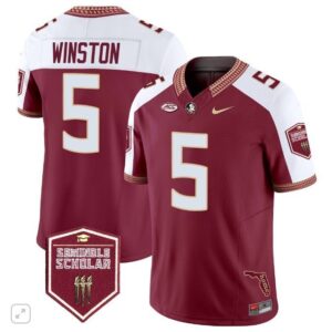 Jameis Winston  #5 Florida State Seminoles Scholar Vapor   Maroon Alternate