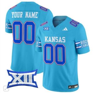 Kansas Jayhawks Custom  Home Vapor XII Patch College   Blue