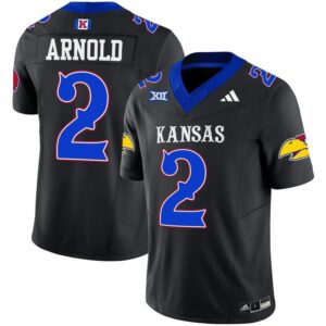 Lawrence Arnold  #2 Kansas Jayhawks Vapor Patch College   Black