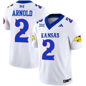 Lawrence Arnold  #2 Kansas Jayhawks Vapor Patch College   White