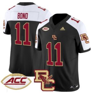 Lewis Bond  #11 Boston College Eagles 2024 Vapor   Black Alternate