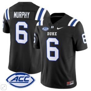 Maalik Murphy  #6 Duke Blue Devils ACC Vapor Patch College   Black