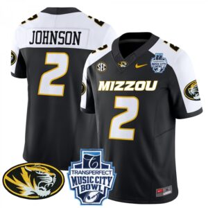 Marquis Johnson  #2 Missouri Tigers Music City Bowl Vapor   Black Alternate