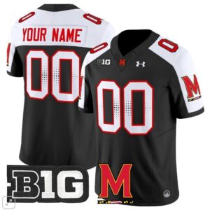 Maryland Terrapins Custom  Home Vapor Patch College   Black Alternate