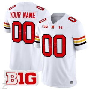 Maryland Terrapins Custom  Home Vapor Patch College   White