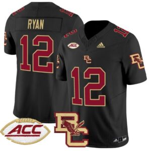 Matt Ryan  #12 Boston College Eagles 2024 Vapor Patch   Black