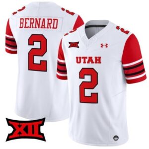 Micah Bernard  #2 Utah Utes Home Vapor Patch College  All  White