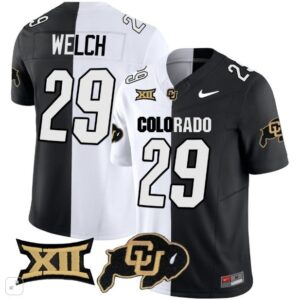 Micah Welch  #29 Colorado Buffaloes Limited Big 12 Patch   Split
